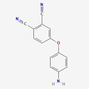 4-(4-Aminophenoxy)phthalonitrile chemical structure (CAS 189691-53-0)