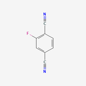 2-Fluoroterephthalonitrile chemical structure (CAS 1897-53-6)