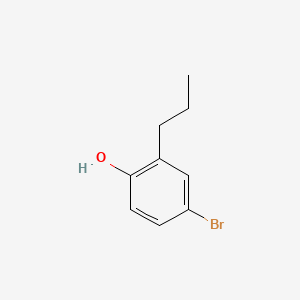 4-Bromo-2-propylphenol chemical structure (CAS 18980-22-8)