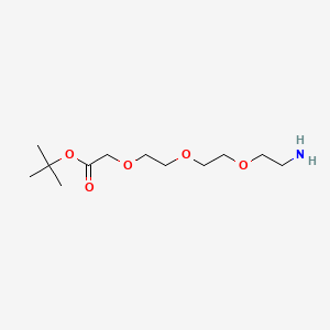 Amino-PEG3-CH2CO2-t-butyl ester chemical structure (CAS 189808-70-6)