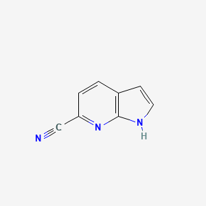 6-Cyano-7-azaindole chemical structure (CAS 189882-33-5)