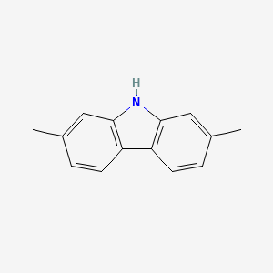 2,7-Dimethyl-9H-carbazole chemical structure (CAS 18992-65-9)