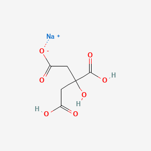 Sodium 3,4-dicarboxy-3-hydroxybutanoate chemical structure (CAS 18996-35-5)