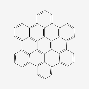 Hexabenzo[bc,ef,hi,kl,no,qr]coronene chemical structure (CAS 190-24-9)
