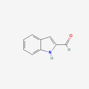 1H-Indole-2-carbaldehyde chemical structure (CAS 19005-93-7)