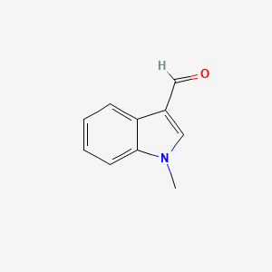 1-Methyl-1H-indole-3-carbaldehyde chemical structure (CAS 19012-03-4)