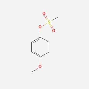 4-Methoxyphenyl methanesulfonate chemical structure (CAS 19013-30-0)