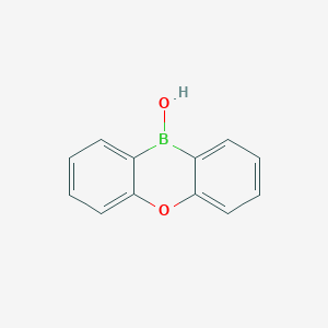 10H-Dibenzo[b,e][1,4]oxaborinin-10-ol chemical structure (CAS 19014-28-9)