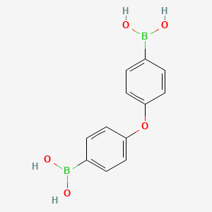 (Oxybis(4,1-phenylene))diboronic acid chemical structure (CAS 19014-29-0)