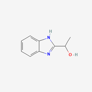 1-(1H-Benzo[d]imidazol-2-yl)ethanol chemical structure (CAS 19018-24-7)