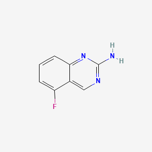 5-Fluoroquinazolin-2-amine chemical structure (CAS 190273-81-5)