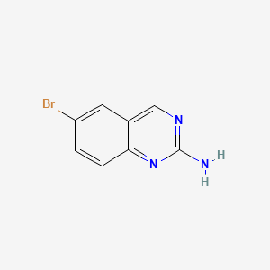 6-Bromoquinazolin-2-amine chemical structure (CAS 190273-89-3)