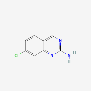7-Chloroquinazolin-2-amine chemical structure (CAS 190274-08-9)
