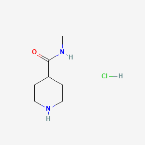 N-Methylpiperidine-4-carboxamide hydrochloride chemical structure (CAS 1903-75-9)