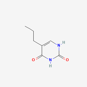 5-N-Propyluracil chemical structure (CAS 19030-75-2)