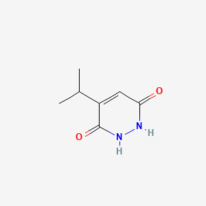 4-Isopropylpyridazine-3,6-diol chemical structure (CAS 1903632-97-2)