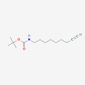tert-Butyl non-8-yn-1-ylcarbamate chemical structure (CAS 1903797-81-8)