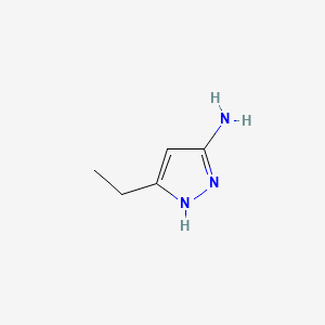 3-Amino-5-ethylpyrazole chemical structure (CAS 1904-24-1)