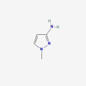 1-Methyl-1H-pyrazol-3-amine chemical structure (CAS 1904-31-0)
