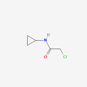 2-Chloro-N-cyclopropylacetamide chemical structure (CAS 19047-31-5)