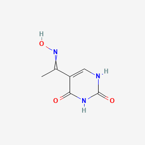 5-(1-(Hydroxyamino)ethylidene)pyrimidine-2,4(3H,5H)-dione chemical structure (CAS 1905453-18-0)