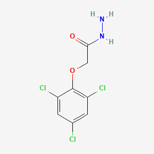 2-(2,4,6-Trichlorophenoxy)acetohydrazide chemical structure (CAS 190588-40-0)