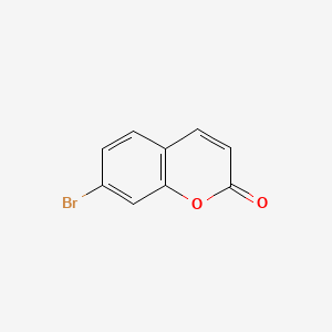 7-Bromo-2H-chromen-2-one chemical structure (CAS 19063-56-0)
