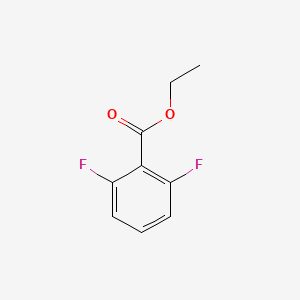 Ethyl 2,6-difluorobenzoate chemical structure (CAS 19064-14-3)