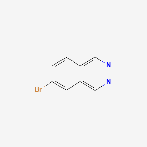 6-Bromophthalazine chemical structure (CAS 19064-74-5)