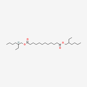 Bis(2-ethylhexyl) dodecanedioate chemical structure (CAS 19074-24-9)