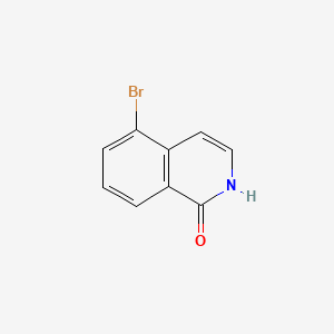 5-Bromoisoquinolin-1(2H)-one chemical structure (CAS 190777-77-6)