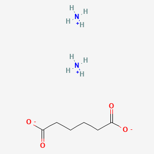 Ammonium adipate chemical structure (CAS 19090-60-9)