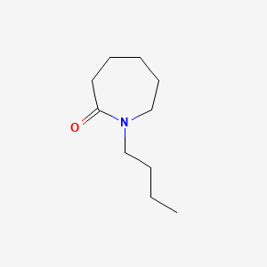 1-Butylazepan-2-one chemical structure (CAS 19090-89-2)