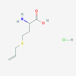 (S)-4-(Allylthio)-2-aminobutanoic acid hydrochloride chemical structure (CAS 1909294-45-6)
