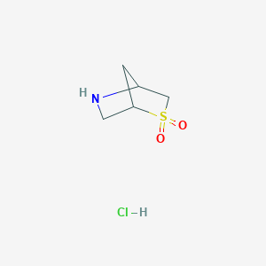 2-Thia-5-azabicyclo[2.2.1]heptane 2,2-dioxide hydrochloride chemical structure (CAS 1909336-43-1)