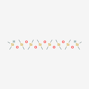 1,1,3,3,5,5,7,7,9,9,11,11,13,13,15,15-Hexadecamethyloctasiloxane chemical structure (CAS 19095-24-0)