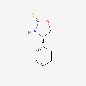 (S)-4-Phenyloxazolidine-2-thione chemical structure (CAS 190970-57-1)