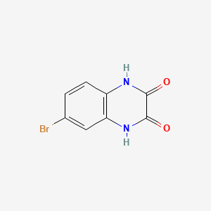 6-Bromoquinoxaline-2,3(1H,4H)-dione chemical structure (CAS 1910-90-3)