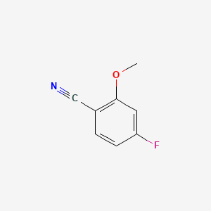 4-Fluoro-2-methoxybenzonitrile chemical structure (CAS 191014-55-8)