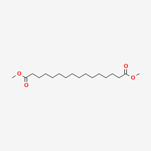 Dimethyl hexadecanedioate chemical structure (CAS 19102-90-0)