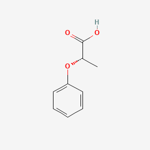 (S)-2-Phenoxypropanoic acid chemical structure (CAS 1912-23-8)