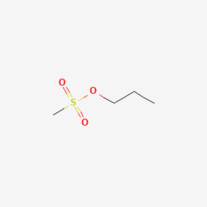Propyl methanesulfonate chemical structure (CAS 1912-31-8)