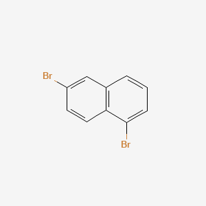 1,6-Dibromonaphthalene chemical structure (CAS 19125-84-9)