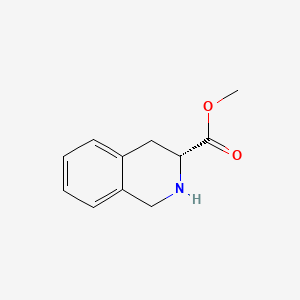 (R)-Methyl 1,2,3,4-tetrahydroisoquinoline-3-carboxylate chemical structure (CAS 191327-28-3)