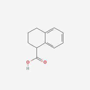 1,2,3,4-Tetrahydronaphthalene-1-carboxylic acid chemical structure (CAS 1914-65-4)