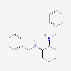 (1S,2S)-N1,N2-Dibenzylcyclohexane-1,2-diamine chemical structure (CAS 191480-61-2)