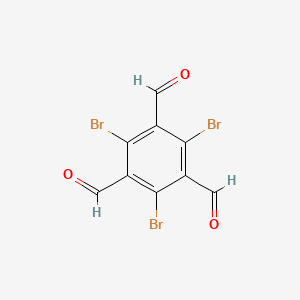 2,4,6-Tribromobenzene-1,3,5-tricarbaldehyde chemical structure (CAS 191529-09-6)
