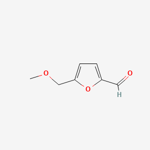 5-(Methoxymethyl)furan-2-carbaldehyde chemical structure (CAS 1917-64-2)