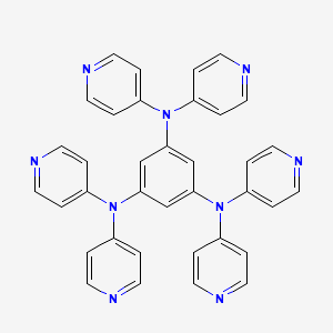 N1,N1,N3,N3,N5,N5-Hexa(pyridin-4-yl)benzene-1,3,5-triamine chemical structure (CAS 1917308-61-2)