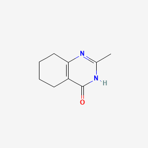 2-Methyl-5,6,7,8-tetrahydroquinazolin-4-ol chemical structure (CAS 19178-21-3)